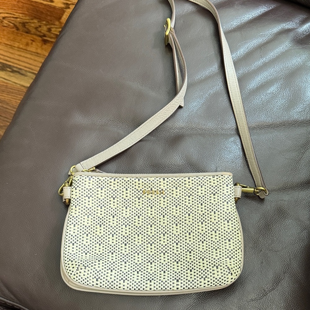 Cream Crossbody Bag